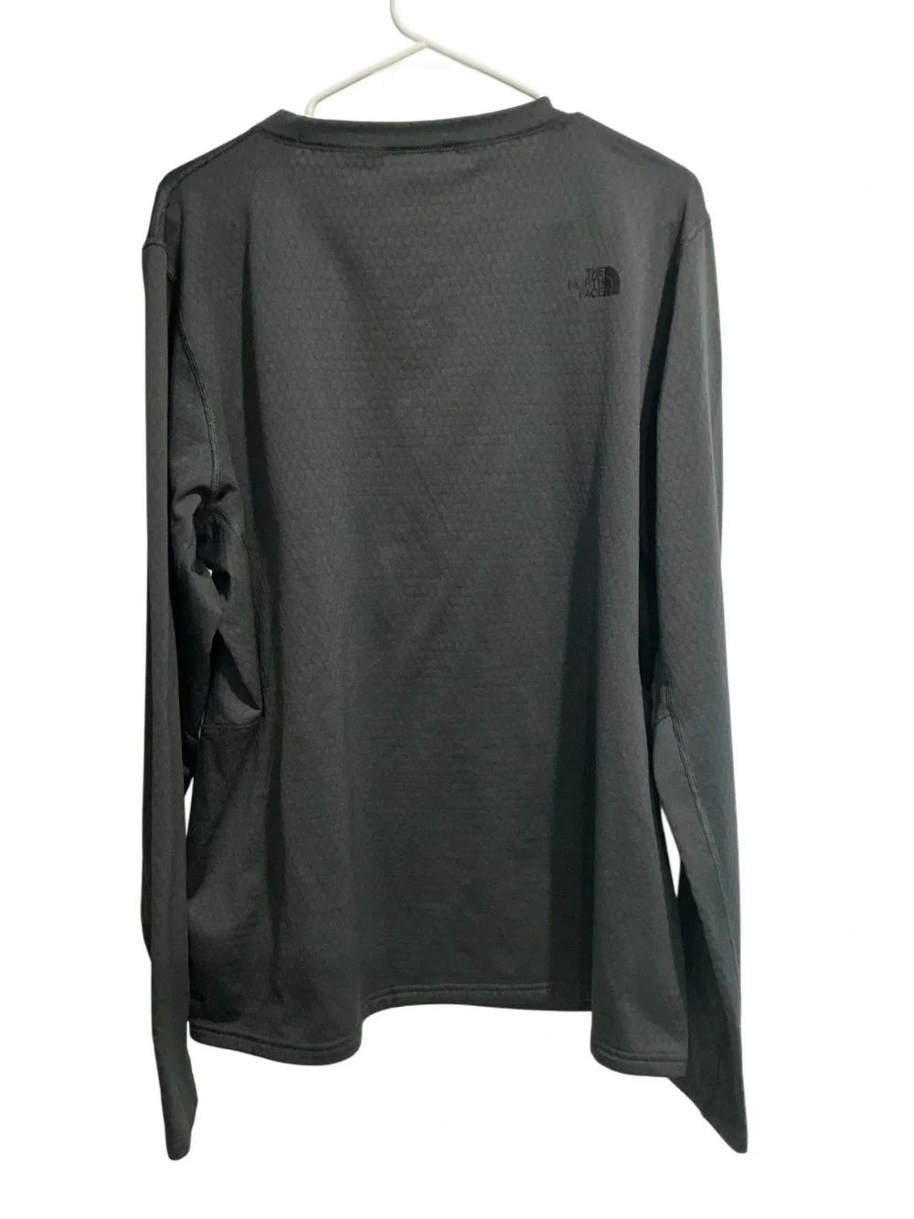 The North Face Men’s Ultra-Warm Poly Crew Shirt Long Sleeve Dark Gray